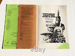 Rolling Stones Australian Tour 1973 Concert Program & Ticket Stubs