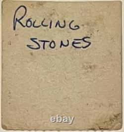 Rolling Stones Concert Ticket Stub / Baltimore Civic Center Nov 26 1969 Rare