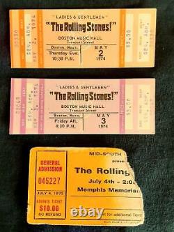 Rolling Stones Concert Tickets (stub)