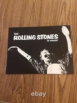 Rolling Stones July 1972 Indianapolis concert ticket stub + Tour Program ex cond