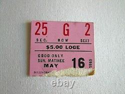 Rolling Stones Memorabilia Rare Ticket Stub Long Beach Concert 1965
