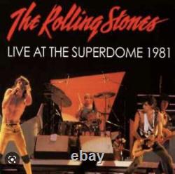 Rolling Stones concert PSA Ticket stub Dec. 5 1981 New Orleans Superdome pop 1