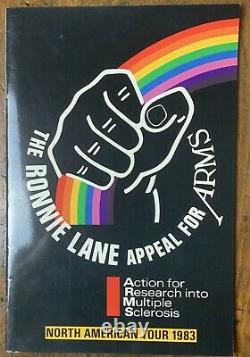 Ronnie Lane's Appeal Concert Program And Ticket Stub