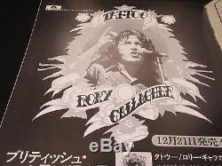 Rory Gallagher 1974 Japan Tour Book with Ticket Stub Taste Concert Program