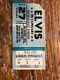 Row 1 Seat 1 Elvis Presley 1977 April 27 Milwaukee Wi Concert Ticket Stub
