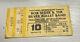Rush Bob Seger Rare Floor Concert Ticket Stub Hollywood, Fl 12/10/1977