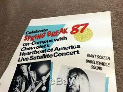 STEVIE RAY VAUGHAN GREGG ALLMAN Concert Ticket Stub Poster March 25 1987 FLORIDA