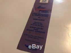 STEVIE RAY VAUGHAN GREGG ALLMAN Concert Ticket Stub Poster March 25 1987 FLORIDA