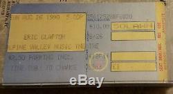 STEVIE RAY VAUGHAN'S Last Concert Ticket Stub (FREE Shipping)