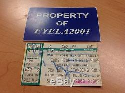 Super Rare Lakers Kobe 1st Ever Concert Performance Ticket Stub Must See