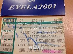 Super Rare Lakers Kobe 1st Ever Concert Performance Ticket Stub Must See
