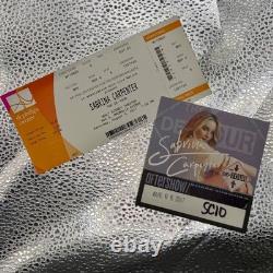 Sabrina Carpenter The De-Tour 8/5/2017 Concert Ticket Stub & Aftershow Pass