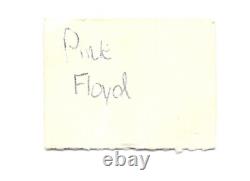 Scarce Pink Floyd Dark Side Of The Moon Hollywood Bowl Concert Stub 9/22/1972