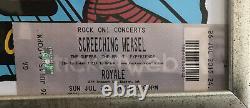 Screeching Weasel Concert Show Poster and Ticket Stub Boston 2015