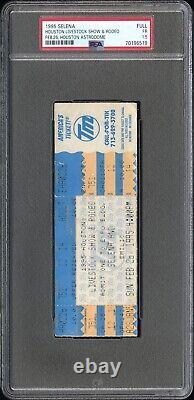 Selena Final Live Televised Concert Full Ticket 1995 Houston Rodeo 2/26 Pop1 Psa