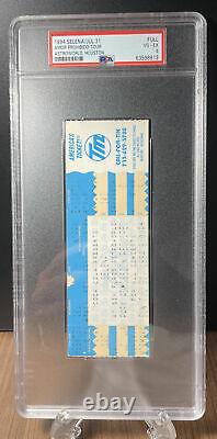 Selena Full Concert Ticket Psa Authenticated Pop 1 Astrosword July 31 1994