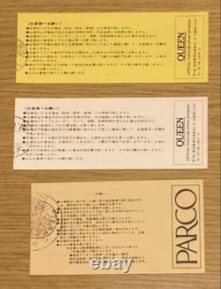 Set of 3 QUEEN concert ticket stubs