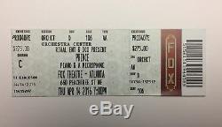 Set of Prince concert ticket stubs Piano & Microphone Tour LAST CONCERT (7pm)