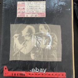 Simon garfunkel Concert Ticket Sub And Wristband From Concert