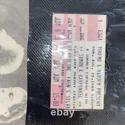 Simon garfunkel Concert Ticket Sub And Wristband From Concert