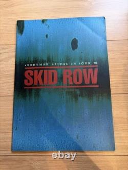 Skid Row LA Guns Japan Concert Pamphlet Ticket Stub Flyer Rock Paper Lot Used