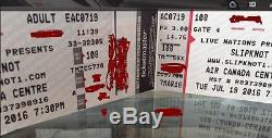 Slipknot Marilyn Manson Toronto ACC July 19 2 tickets (REAL STUBS) SHIPS FREE