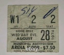 Sly, The Family Stone Concert Ticket Stub Nashville, Tn. August 28,1974 Make Offer