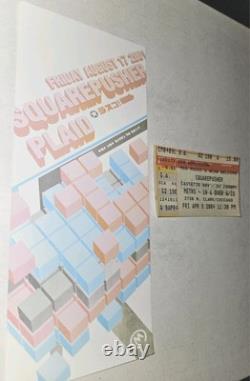 Squarepusher Chicago CONCERT STUB and RARE CANCELLED TOUR EVENT FLYER