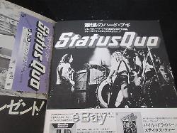 Status Quo 1975 Japan Tour Book with Glued Ticket Stub Rossi Concert Program