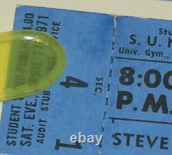 Steve Miller Band / Don Cooper Concert Ticket Stub April 17, 1971 Stoney Brook