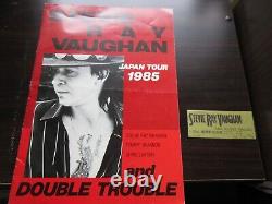 Stevie Ray Vaughan 1985 Japan Tour Book w Tokyo Ticket Stub Concert Program SRV