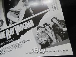 Stevie Ray Vaughan 1985 Japan Tour Book with Ticket Stub Concert Program SRV