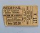 Stevie Ray Vaughan Rare Key Concert Ticket Stub Carnegie Hall 10/04/1984
