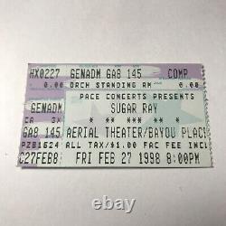 Sugar Ray Aerial Theater Bayou Place Concert Ticket Stub Vintage February 1998