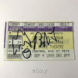 System Of A Down State Theatre Signed Drawing Concert Ticket Stub Vintage 1999