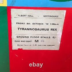 T-Rex Tyrannosaurus Rex 1970 vintage concert ticket original stub UK Marc Bolan