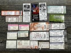 TED NUGENT Ticket Stub 21pc Lot MICHIGAN 1984 1985 1986 1990 1994 1996 to 2018