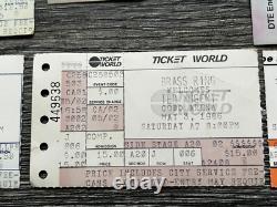 TED NUGENT Ticket Stub 21pc Lot MICHIGAN 1984 1985 1986 1990 1994 1996 to 2018