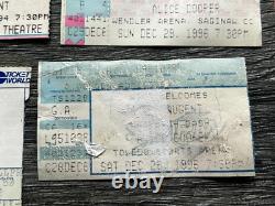 TED NUGENT Ticket Stub 21pc Lot MICHIGAN 1984 1985 1986 1990 1994 1996 to 2018