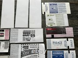 TED NUGENT Ticket Stub 21pc Lot MICHIGAN 1984 1985 1986 1990 1994 1996 to 2018