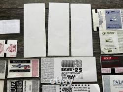 TED NUGENT Ticket Stub 21pc Lot MICHIGAN 1984 1985 1986 1990 1994 1996 to 2018