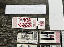 TED NUGENT Ticket Stub 21pc Lot MICHIGAN 1984 1985 1986 1990 1994 1996 to 2018