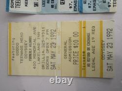 TEENAGE HEAD- Lot Of 7 Vintage Concert Tickets 1980-2005