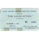 The Association Concert Ticket Stub Santa Maria California 11/3/67 Windy Rare
