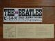 The Beatles 1966 Japan Concert Ticket Stub With Caution Budokan Rare Lion Prize