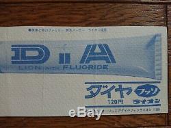 THE BEATLES 1966 JAPAN Concert Ticket Stub with Caution Budokan Rare Lion Prize