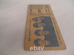 THE BEATLES 1966 Original CONCERT TICKET STUB Shea Stadium, NYC