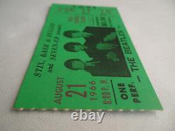 THE BEATLES 1966 Original CONCERT TICKET STUB St. Louis, MO EX++