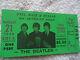 The Beatles 1966 Original Concert Ticket Stub St. Louis, Mo Nm