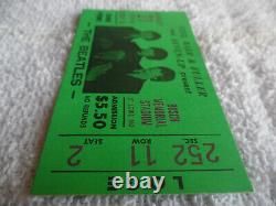 THE BEATLES 1966 Original CONCERT TICKET STUB St. Louis, MO NM